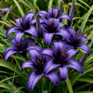 Лилейник Блю Айрис купить по цене от 324р. в интернет-магазине «Посадика» с доставкой почтой в в Казани и по всей России – [изображение №1].